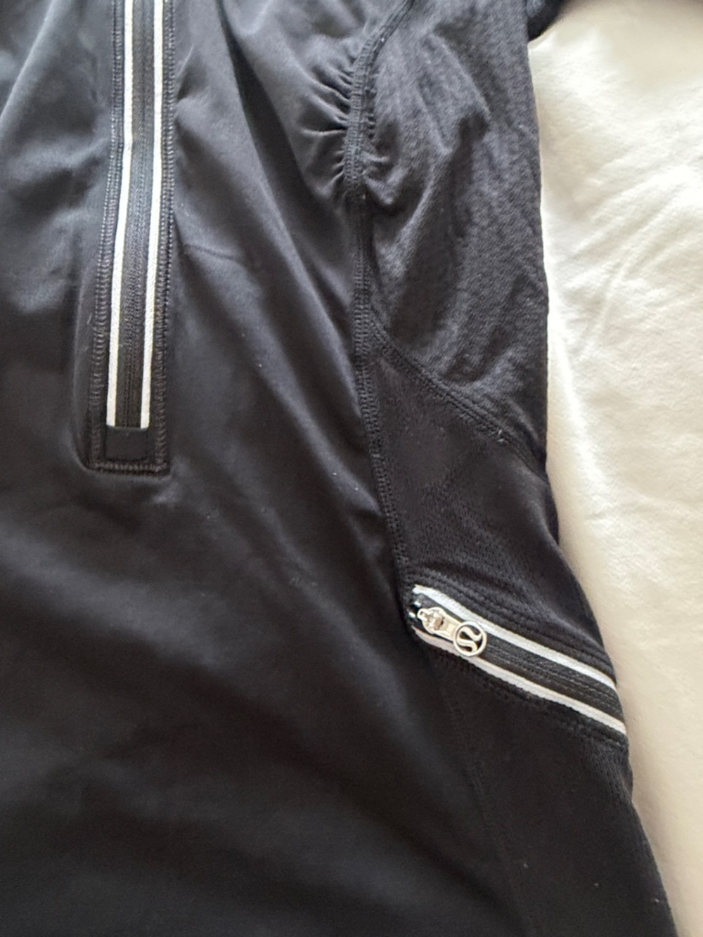 lululemon athletica Black Quarter-Zip Performance Top - Picture 4 of 4